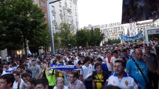 REAL ZARAGOZA MANIFESTACIÓN 17 JULIO 2014 [upl. by Yentterb]