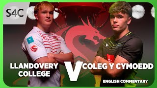 LIVE RUGBY Llandovery College v Coleg Y Cymoedd  Ysgolion a Cholegau Cymru  S4C [upl. by Timothee880]