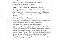 A Christmas Carol Scrooge and Marley Act I Lesson 8 [upl. by Nibbs]