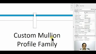 EP33  Revit Beginner Program  Custom Mullion Profile Family  Bansri Pandey [upl. by Kiker]