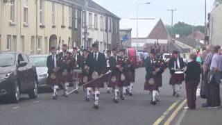 Trillick Pipe Band  Cavanaleck Pipes Parade 2016 [upl. by Eak]