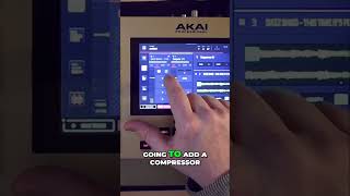 Using A COMPRESSOR In The AKAI MPC Live 2  akaimpc musicproduction [upl. by Pinebrook24]