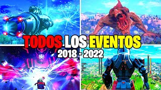 Evolución de los EVENTOS de Fortnite Capítulo 1  Capítulo 3 [upl. by Corson]