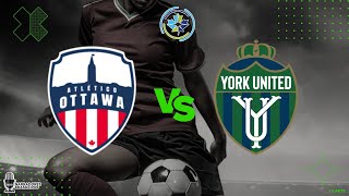 Atlético Ottawa X York United FC  Canadian Premier League  160624 [upl. by Calisa]