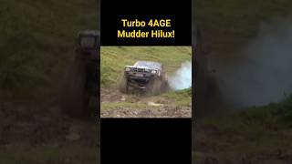 4AGE Turbo Hilux Screams in the Mud shorts hilux offroad [upl. by Atims]