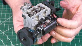 NITRO 4stroke mini engine build amp RUN  Otto  Toyan  Semto  Metalkitor [upl. by Sirama]