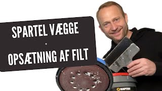 Spartel vægge amp opsætning af filt  S1E22  Gør det selv  Sommerhus  Bejder Bygger [upl. by Nerehs]