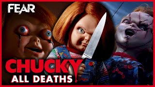 Every Chucky Death In The Franchise So Far  Fear The Home Of Horror [upl. by Lesirg]