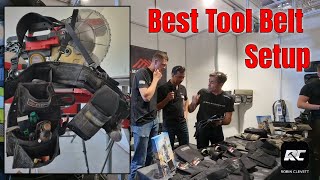 Tool belt setup for carpenters meet Diamondback Tool Belts [upl. by Anselma]