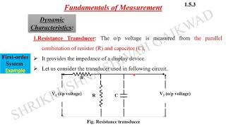 15 Dynamic Characteristics of the Measuring Devices in Instrumentation First part [upl. by Name]