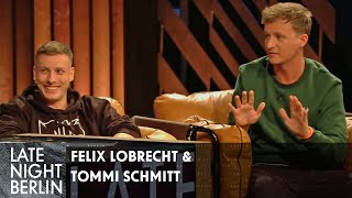 Felix Lobrecht amp Tommi Schmitt Geben Lifehacks für Podcast  Late Night Berlin  ProSieben [upl. by Barbabra]