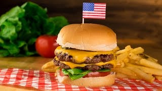 Mustard Grilled Double Cheeseburgers  CharBroil [upl. by Tyrus]