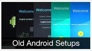 Old Stock Android Setup UIs 236  6 [upl. by Ceporah739]