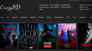 How to Create Account on CrazyHD and Download all types of Movies [upl. by Ithnan721]