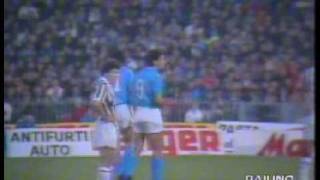 Napoli  Juventus 30 Coppa Uefa 8990 Quarti di ritorno [upl. by Maller]