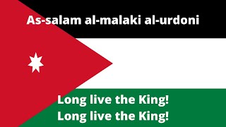 Jordan National Anthem  “Assalam almalaki alurdoni” Jordanian Anthem English Lyrics [upl. by Farica]