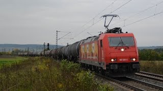 Entlang der Schiene 5  Bahnverkehr in Retzbach Zellingen  Maintal [upl. by Droffats671]