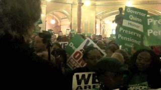 Unions tell lawmakers quotWe Are One Illinoisquot [upl. by Colly]