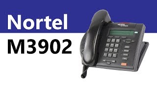 The Nortel M3902 Digital Phone  Product Overview [upl. by Norga271]