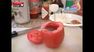 DIY Shots de Michelada con clamato en jitomate Shot Drink [upl. by Tamar]