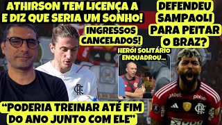 â€œSERIA UM SONHOâ€ ATHIRSON E F LUÃS NA BEIRA DO CAMPO AGITA AS REDES INGRESSOS SENDO CANCELADOS [upl. by Petunia]