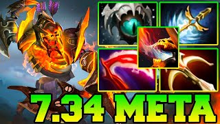 Clinkz Dota 2 Safelane Hard Carry Pro Gameplay 734 New Meta Tips Support Build [upl. by Iron]