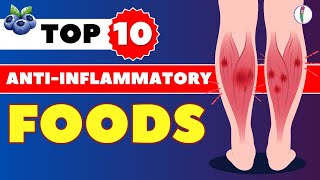 Top 10 Anti inflammatory Foods  Anti inflammatory diet  chronic inflammation  Pain relief [upl. by Phemia]