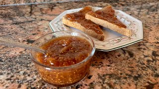 How To Make Delicious Fig Jam  طريقة عمل مربى التين اللذيذ [upl. by Ettenay100]