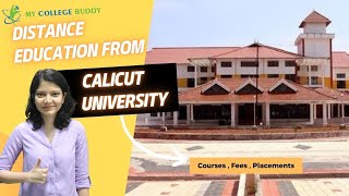 University of Calicut Distance Education Review Admission Exam Courses amp Fee distanceeducation [upl. by Joycelin]