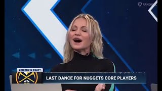 Sports reporter slips Nword while talking about Denver Nuggets [upl. by Kristos]