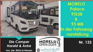 🇩🇪133 MORELO Palace 93LSB amp 93 MB in der Fahrzeugvorstellung [upl. by Notsle]