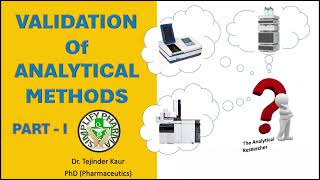 Validation of Analytical Methods QbD Quality by Design Part 1 pharmaceutical analysis [upl. by Akienahs58]