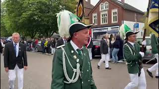 Schützenfest Emsdetten sonntagsmorgen umzug der lehmkuhler 2022 [upl. by Eimat]