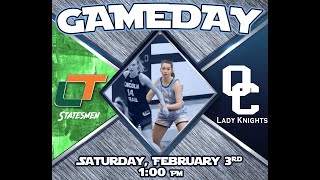 OCC Lady Knights vs Lincoln Trail Statesmen  February 3 2024 [upl. by Oicnerual]