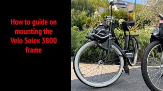 How to mount the Solex 3800 frame [upl. by Otaner]