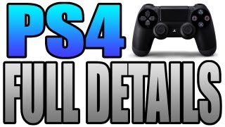 PS4 Full Details Built in Capture Card Livestreaming PSN Cloud Share Button Sony Playstation 4 [upl. by Coopersmith]