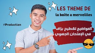 جميع المواضيع لمحتمل تحط ف productionécrite les thèmes de la boîte à merveilles [upl. by Saudra685]