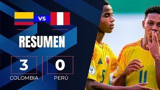 COLOMBIA vs PERÚ  Resumen  Conmebol sub15 [upl. by Corette656]