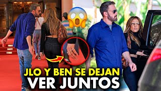 😱 JLO y Ben Affleck REAPARECEN JUNTOS entre besos y abrazos 💏 [upl. by Adnamahs]