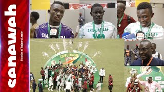 Asc les JARAAF vainqueur de la coupe du Sénégal réaction des joueurs [upl. by Bajaj330]