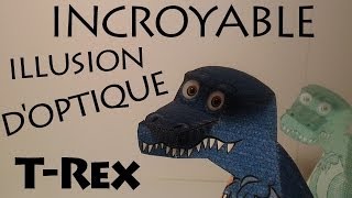 TUTO Incroyable illusion doptique TRex [upl. by Boggers]