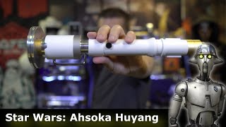 Star Wars Ahsoka Huyang Training Saber Review  NEO Sabers [upl. by Linker]