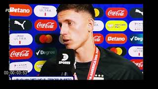 BRIAN RODRIGUEZ ENTREVISTA URUGUAY VS CANADA [upl. by Haelem]