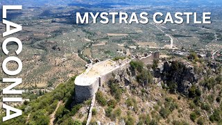 Mystras Castle – Laconia  Greece 4K [upl. by Netnert]