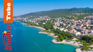 Crikvenica  der beliebte Badeort in der Kvarner Bucht Kroatien [upl. by Irbua47]