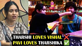 THARSHIKA ❤️ VISHAL ❌ PAVI ❤️ THARSHIKA ✅  BIGG BOSS 8 TAMIL DAY 52  27 Nov 2024  RampJ 20 [upl. by Verne208]