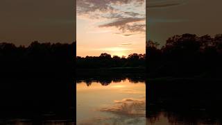 Dnieper sunset river nature respect shorts evening disk Atardecer サンセット 일몰 [upl. by Anoet781]