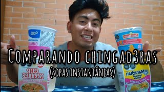 Comparando quotSopas instantáneasquot para saber cuál es la mejor 🍜 [upl. by Irap788]