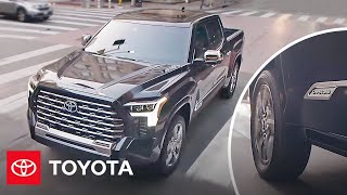 2022 Tundra Overview  Tundra Capstone Engine Power amp More  Toyota [upl. by Adanama473]