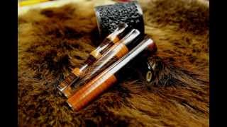 Pipe Tampers  Cocobolo And Leather  Make It [upl. by Annabell]